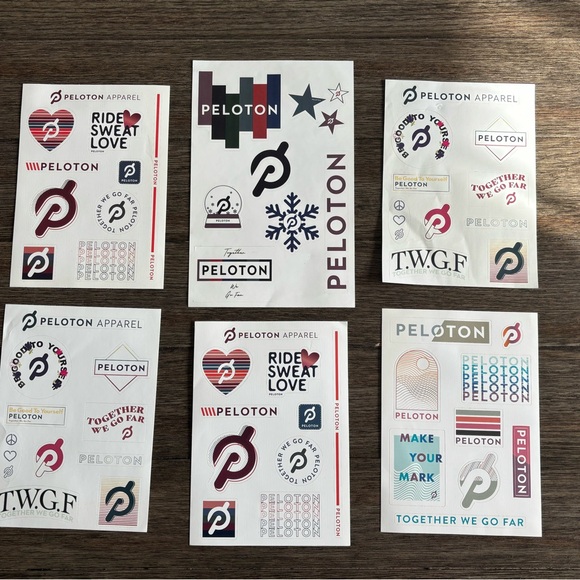 Peloton Logo and Design Sticker Collection - Picture 1 of 5